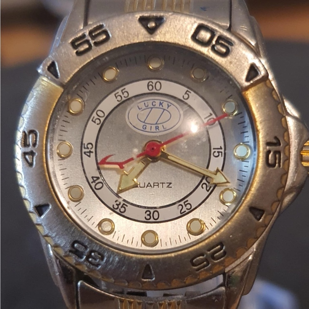 Silver and Gold Women's Watch